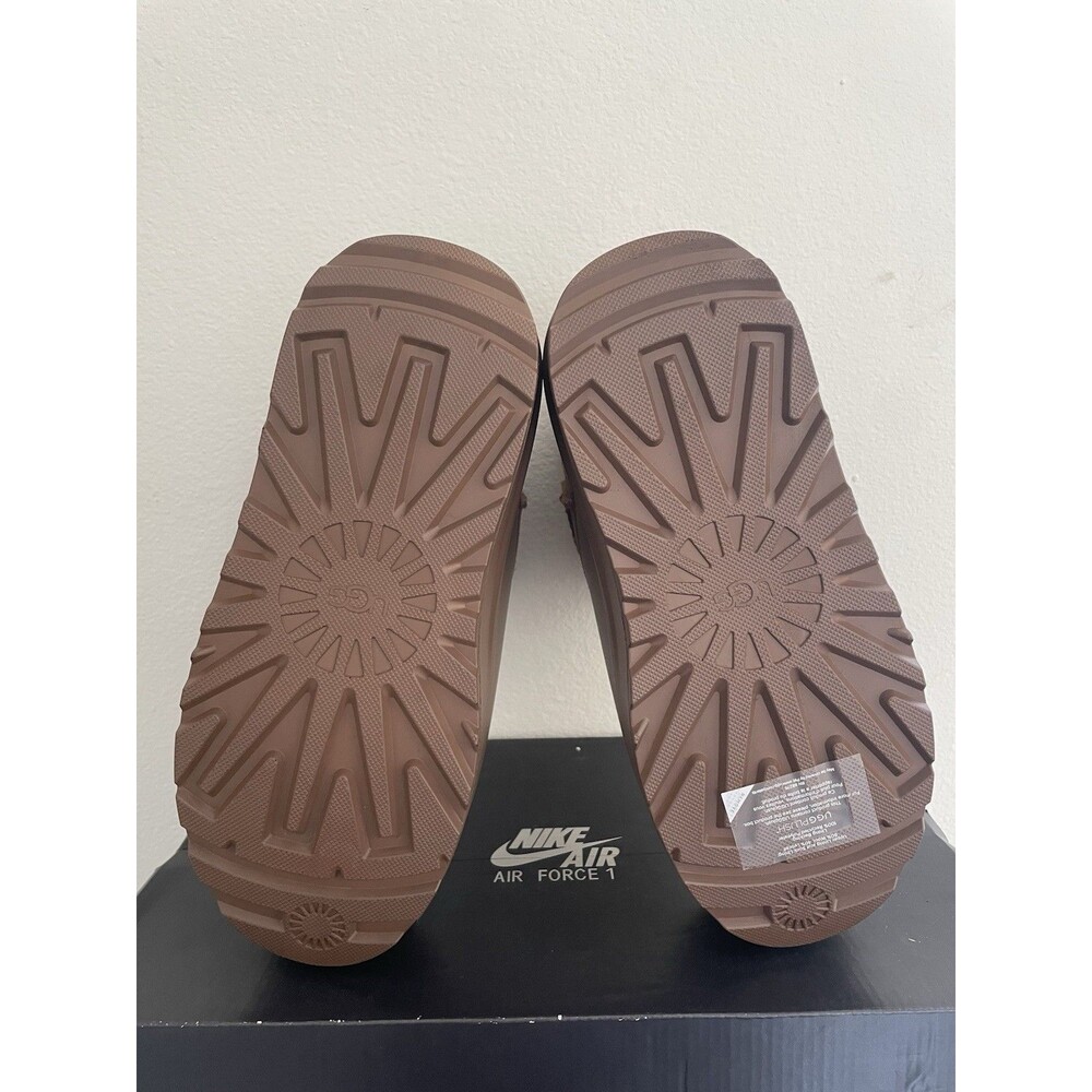 Ugg Classic Mini Pumped Molded Chestnut Suede All… - image 3